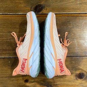 Hoka Clifton 8 - Cantaloupe / Silver Peony - Size 11 - Women’s